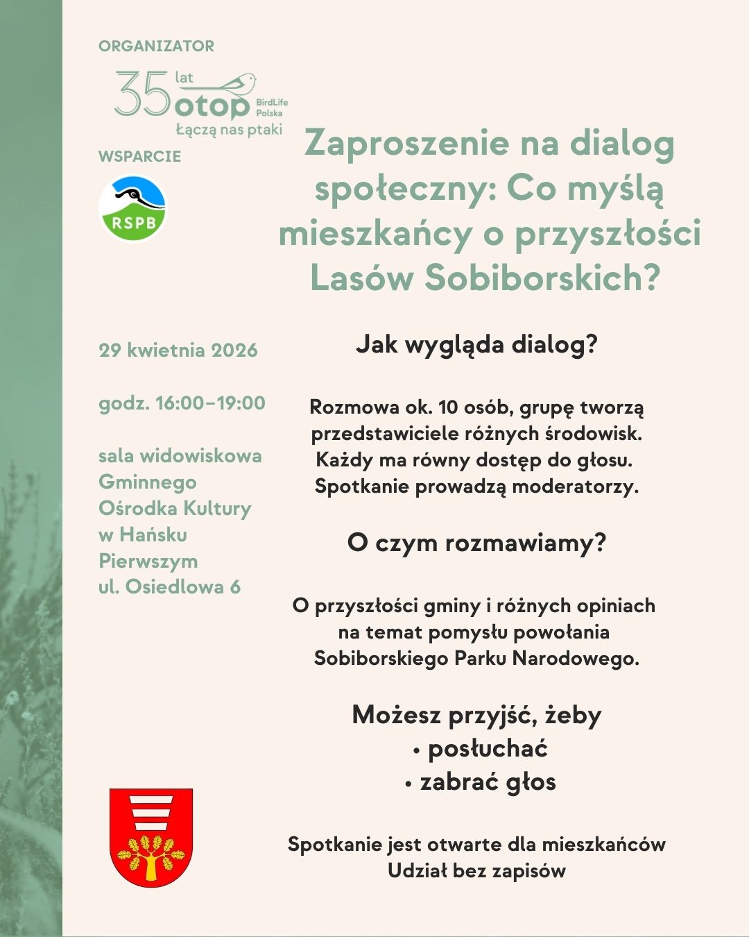 plakat dialogi Hansk